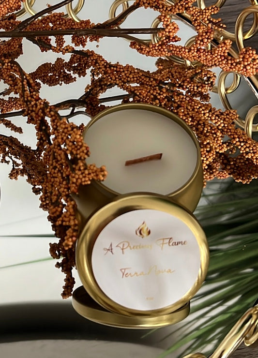 Gold Amore Tins - A Precious Flame